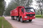 371hp Howo 8x4 tipper truck / dumper truck HW76 cab with one berth 7m length