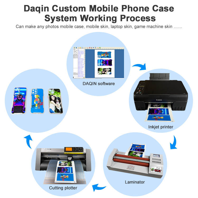 Daqin Customized Mobile Cases Online for Leather Back Cover A3 size