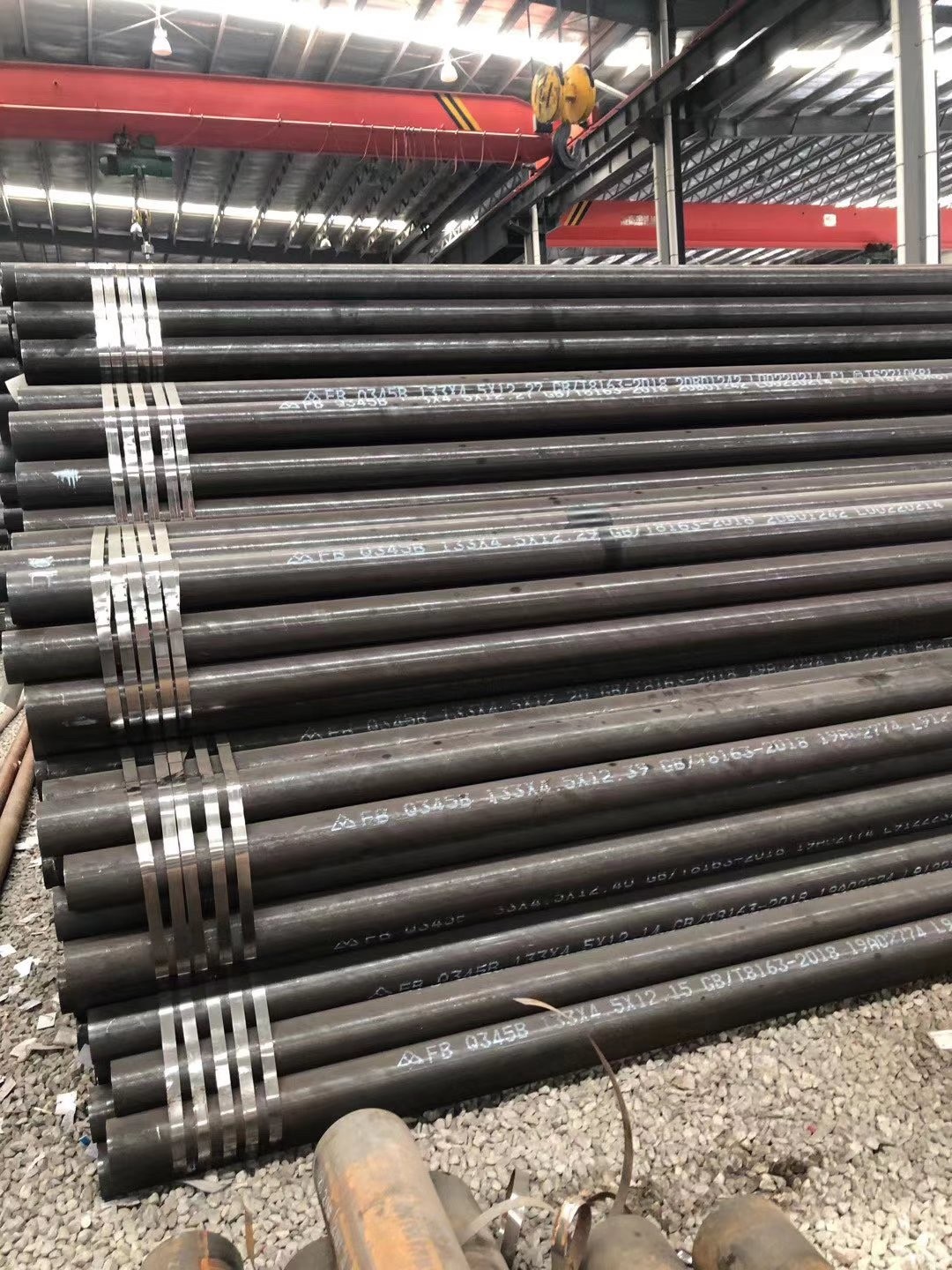 A106 Gr.B Carbon Steel Pipe JIS GS Seamless Hot Rolled 75x75