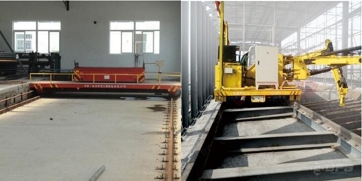 busbar power steel pipe handle trolley for steel and iron factory