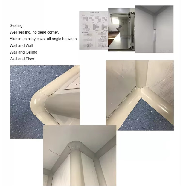 Insulation Prefabricated Wall Panels Fireproof Sandwich Panel Modular Cleanroom