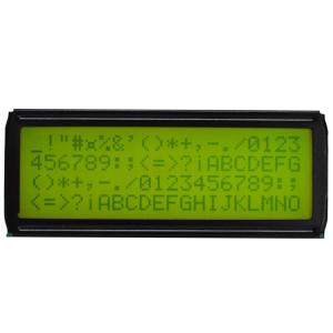 Wholesale 20*4 Character LCD Display Module Transmissive Type Yellow Green Film Positive Display from china suppliers
