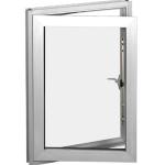 Aluminum Alloy Double Glazed Casement Windows Customized For Soundproofing