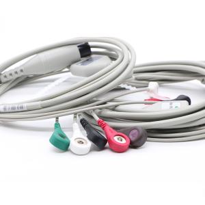 Wholesale Outlet Tinned Or Silver Tinsel 5 Lead TPU Jacket ECG Cable Berry Factory from china suppliers