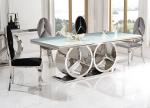 Stainless Steel Marble Restaurant Square Dining Room Tables OEM ODM
