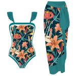 Fringed Bikini Three Piece Swimwear Ladies Flash Cloth 3 Piece Swimming Suit