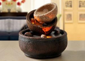 Wholesale Three Cups Handicraft Indoor Tabletop Fountains from china suppliers