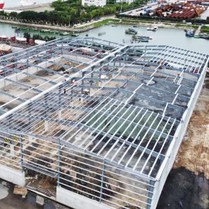 Wholesale Light Steel Structure Building Warehouse , Industrial Steel Fabricated Building from china suppliers