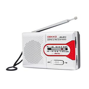 Wholesale Two Band Pocket AM FM Radio Speaker 23mm Plastic With Earphone Jack from china suppliers