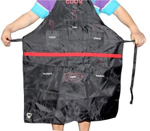 Wholesale 320D high quality oxford fabric cooker apron with many bag for spices and beer capopener from china suppliers