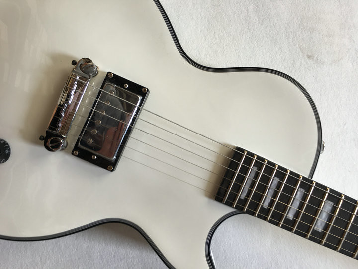 Best Price Wholesale new lp Custom Shop white Electric Guitar one p90 pickup China lp Guitar Factory Free Shipping
