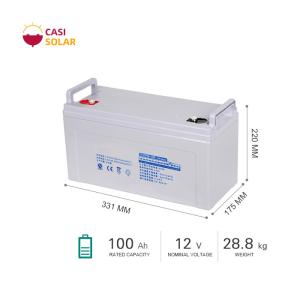 Wholesale UPS 12V 100Ah Deep Cycle Gel Battery Maintenance Free Deep Cycle Battery from china suppliers