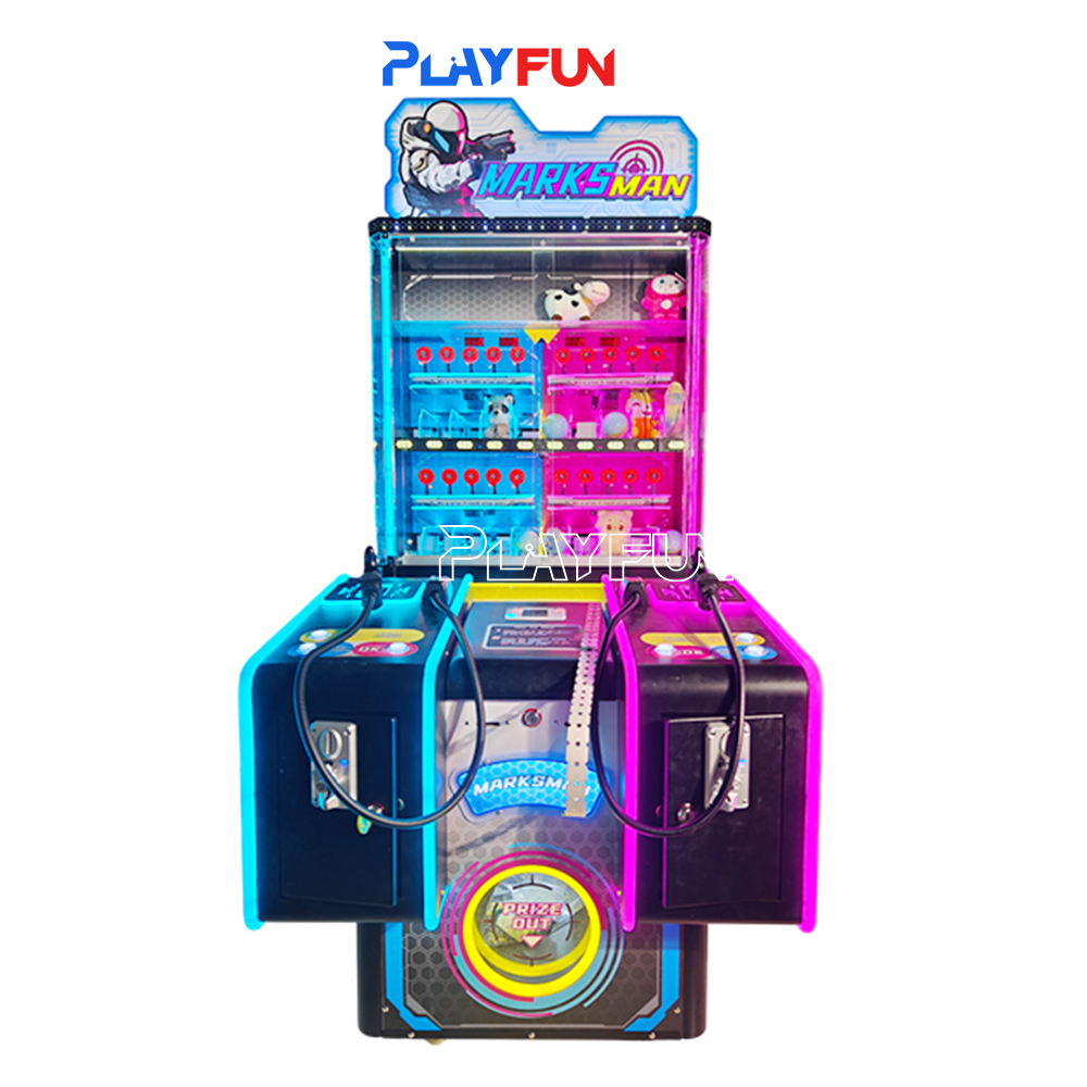 Wholesale Modern Design Children Arcade Marks Man Gun Shooting Prize Gift Game Machine for Games City