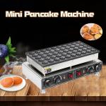 50 Piece Electric Non-Stick Taiyaki Waffle Machine with Commercial Poffertjes