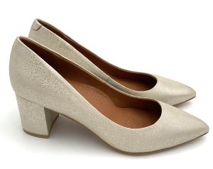 Wholesale Fashionable Womens Pump Heels Leather Material With Chunky Heel Type OEM from china suppliers