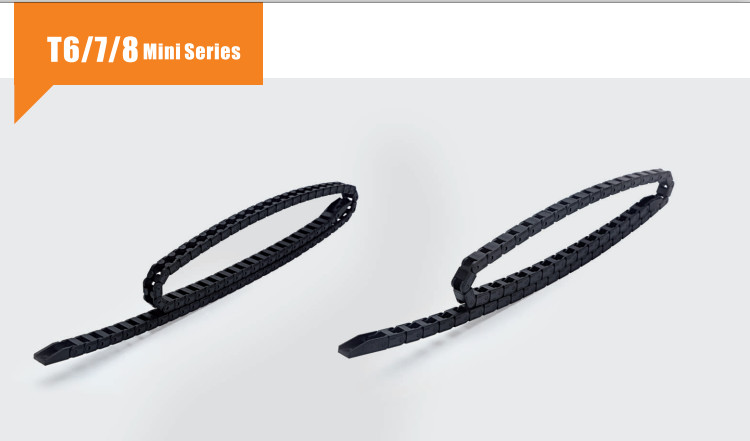 China Factory Supply 7 Bridge Type Non-opening Plastic Cable Track Tow Chain
