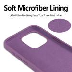 Pink Liquid Silicone Soft Phone Case Silicon Mobile Phone Cover For IPhone 16