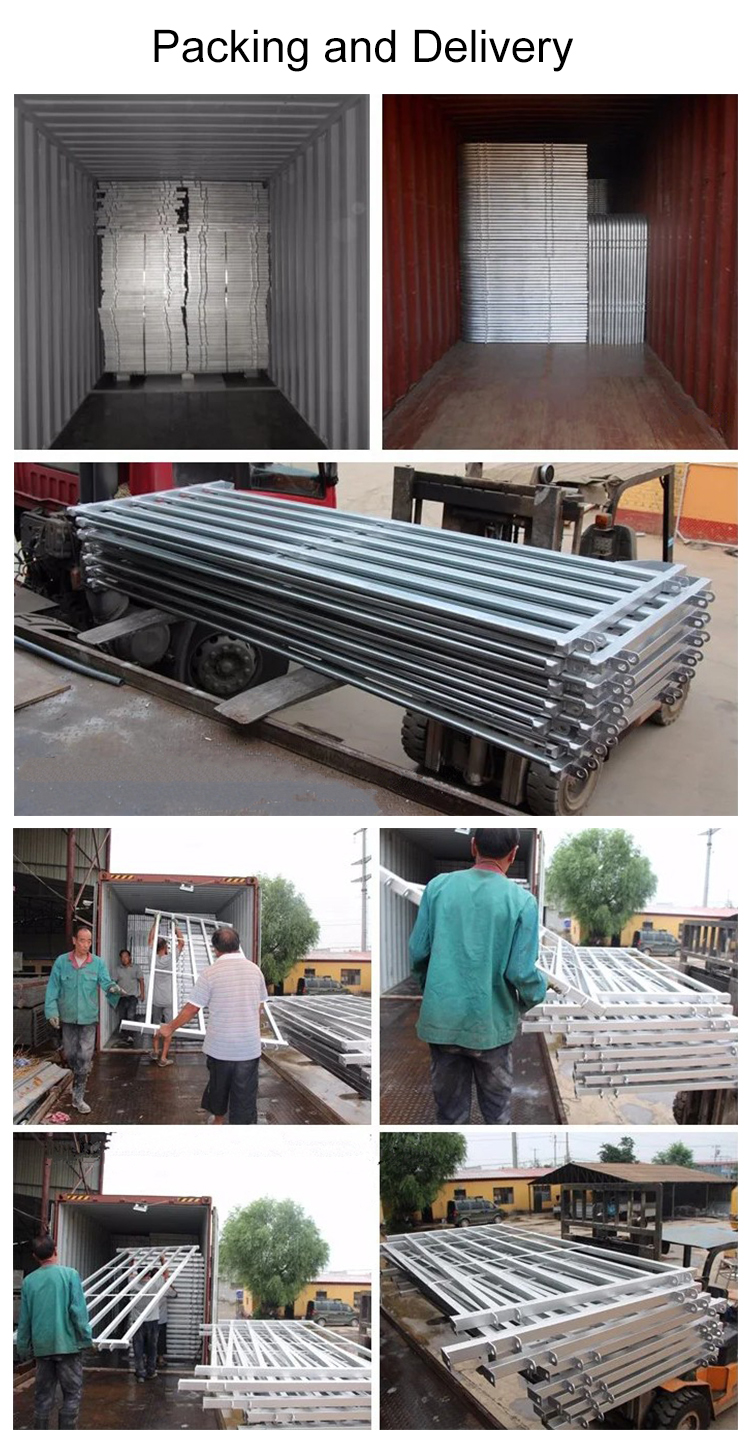 Portable Heavy Duty Galvanized Cattle Yard Horse Fence Panel livestock panels