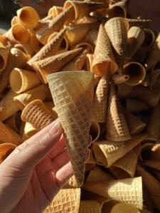 Wholesale 1.5kw 3000Kg Ice Cream Cone Making Machine Field Installation from china suppliers