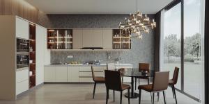 Wholesale Modern Slab Kitchen Cabinets Plywood Furniture Corner Wall Cabinets from china suppliers