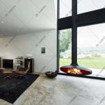 Modern Suspended Fireplace Wood Burning Fire Place