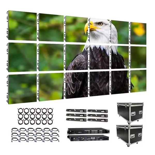 Aluminum Cabinet Outdoor Rental LED Screen , Indoor LED Video Wall Panel Display