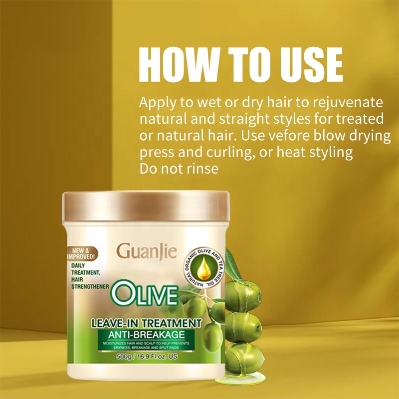 Color-Protection 2-IN-1 Hair Curling Olive Oil Leave In Conditioner for African Hair
