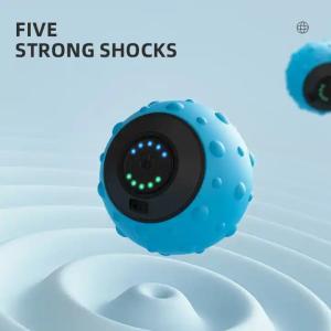 Wholesale Electric Back Foot Pain Massager Roller Ball Self spiky silicone yoga massage roller ball vibrating massage ball from china suppliers