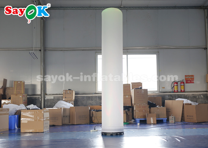 2.5m Inflatable Tube Column With Air Blower And Remote Controller For Wedding