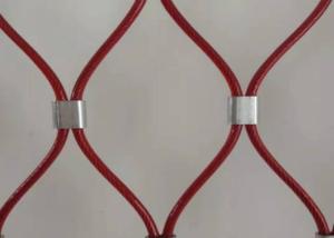 Wholesale Black Oxidized 2.0mm Cable Zoo Mesh 50*50mm SS316L Zoo Rope Netting from china suppliers