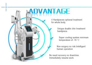 Wholesale manufacturer best price professional strong cooling 4 head cryolipolysis machine with ISO from china suppliers