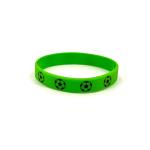 Slogan Watchword Printed Silicone Bracelets Custom Football Fans Sports Silicone