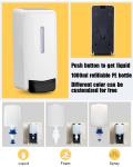 Hotel Bathroom 1000ml Liquid Soap Dispenser Plastic Durable Hand Liquid Shampoo