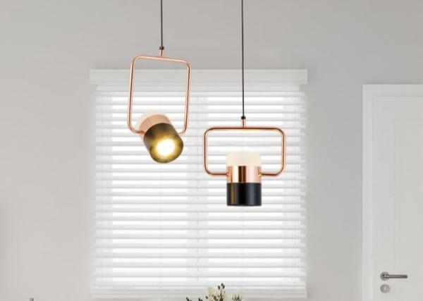 Led Pendant Lights Plated Rose Gold Iron Small Hanging Lamps Dining Room Bedroom