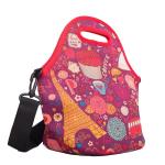 Neoprene Lunch Bag Food Carrier Science Meal Science Purse Shoulder Crossover