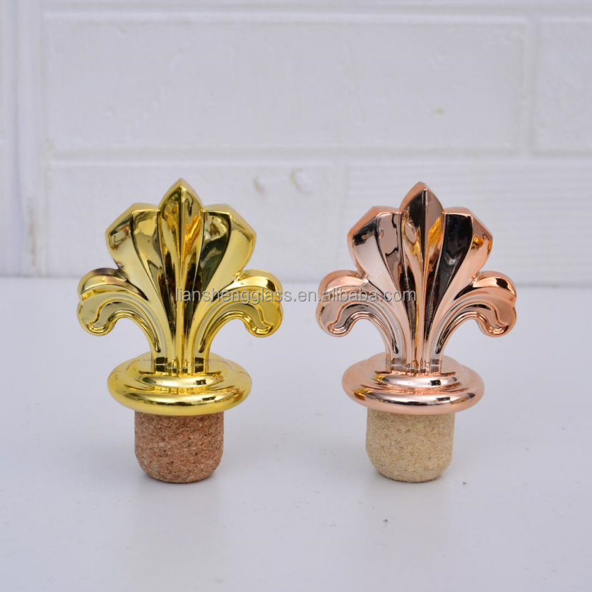 Glass Bottle Cork Stopper Clear 200ml 500ml 1000ml For Wine Whisky Brandy
