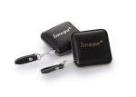 Retractable Square Measuring Tape PU Leather Debossing Logo Metal