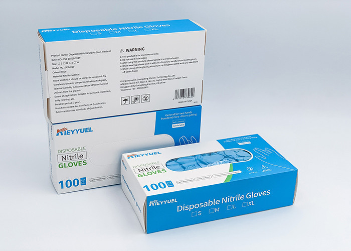 Disposable Clear Examination Safety Hand Protection Nitrile Gloves