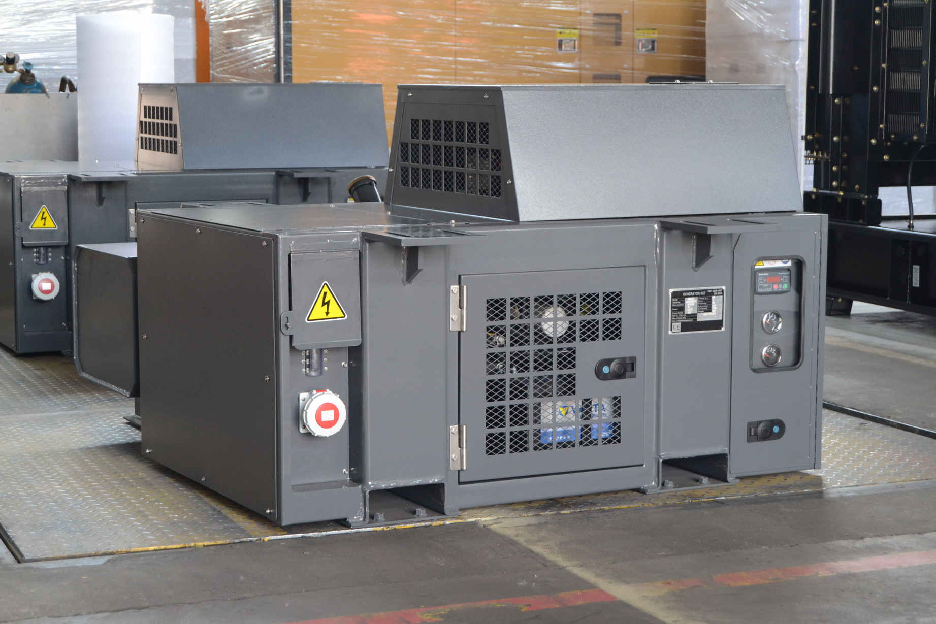460V 15KW Generator Set For Reefer Container Genset Clip On Under Truck Kubota
