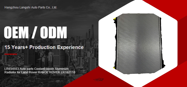 Car Fitment Land Rover LR162110 Aluminum Radiator for RANGE ROVER Cooling System