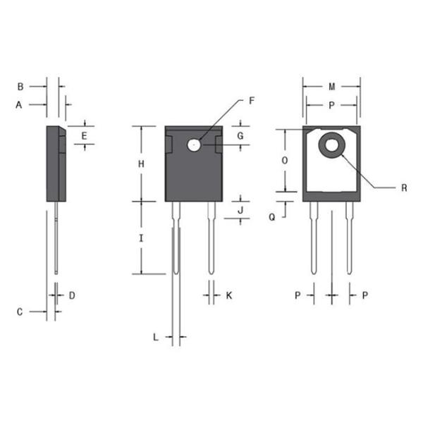 Single Diodes MSC030SDA330B 30A SiC SBD SIC Integrated Circuit Chip TO-247-2 SiC Schottky