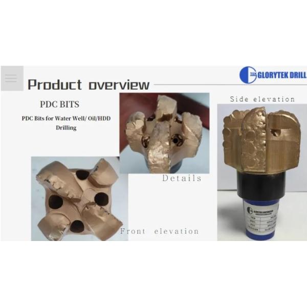 PDC Cutter Drilling Bits Oil Well Drilling API Matrix Body Steel Body Pdc Drill Bit