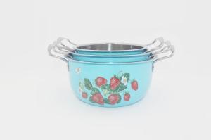 Wholesale 16,18,20cm Pots and pans belly shape cooking pot steel non-stick pressure pots from china suppliers