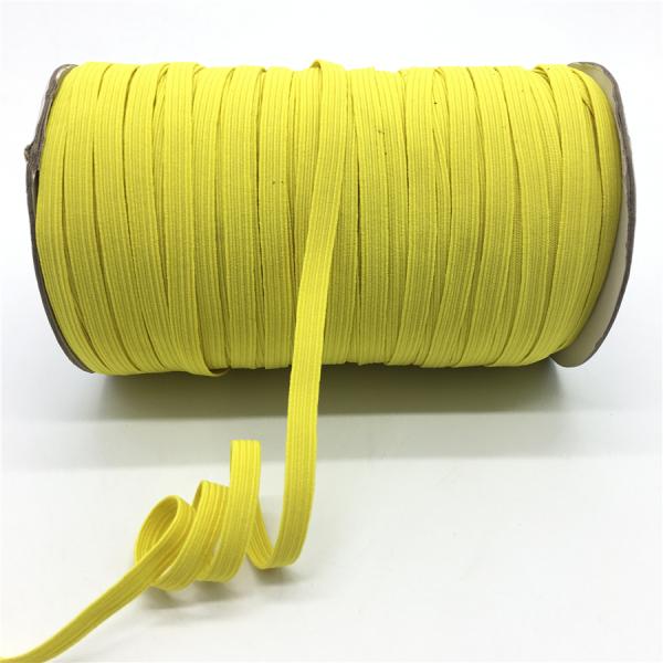 high elasticity flat elastic cord for note book roll packing color elastic band tape
