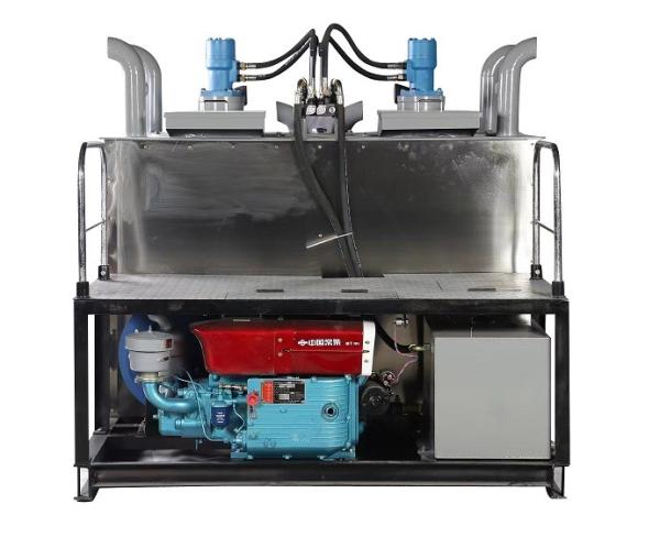Hydraulic Double Cylinder Thermoplastic Preheater 800kg With Water Cooling