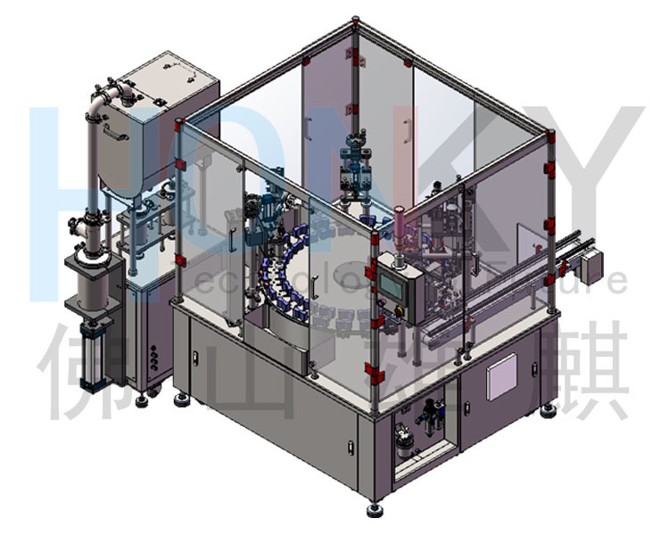 500ml Alcoholic Gel Washing Paste Filling And Capping Machine 40BPM 380V