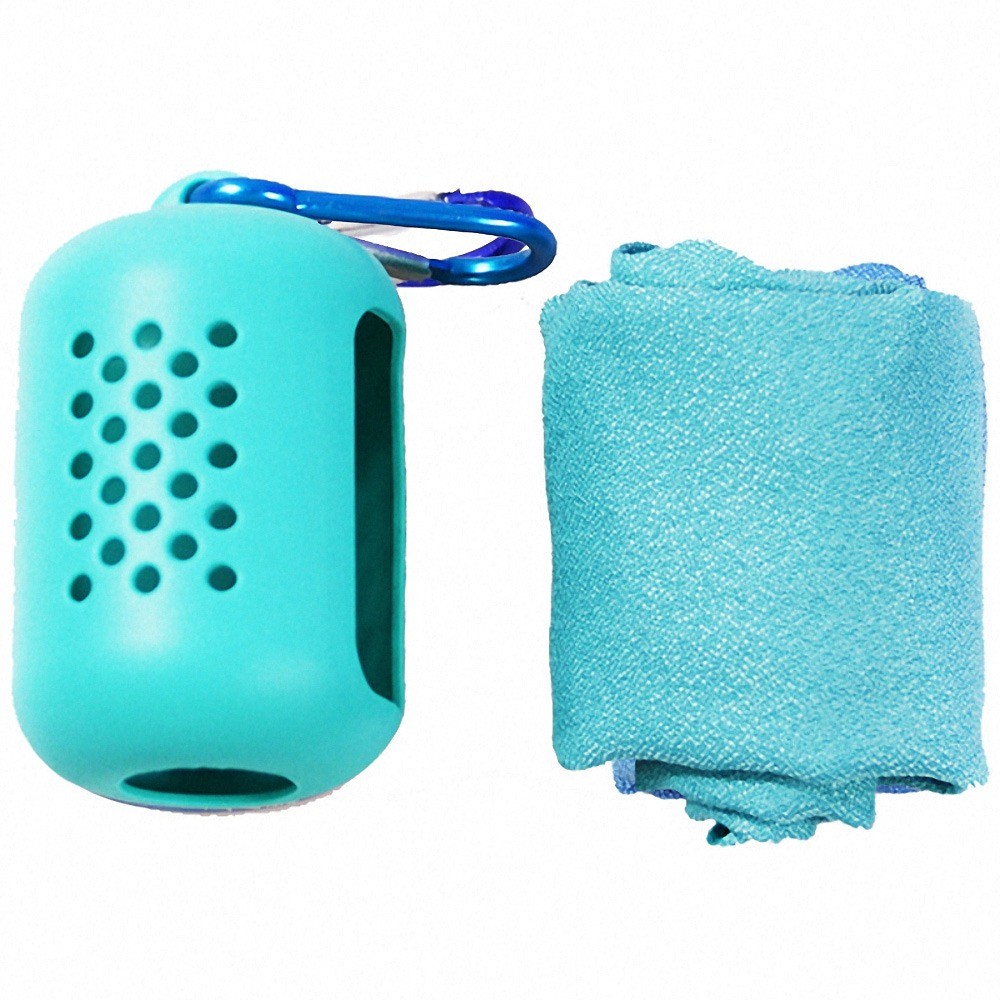 custom pattern logo microfiber ice towel