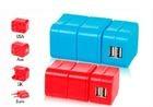 China Removable Combined European Travel Adapter Plug With USB Power Outlet  on sale