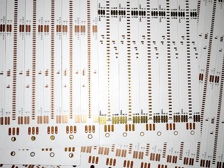 COB RGB Ultra-thin flex resistance FPCB arbitraily cut FPCB Customized COB Light Strip FPC Double Sided LED Strip Flexible Circuit Board UL E477885