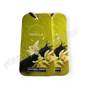 Wholesale Promotion Customized Hanging Paper Air Freshener For Car And Hotel from china suppliers